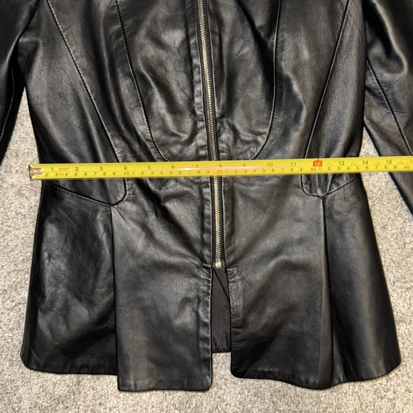 Zara Woman Sz XS Faux Leather Jacket - Picture 5 of 7